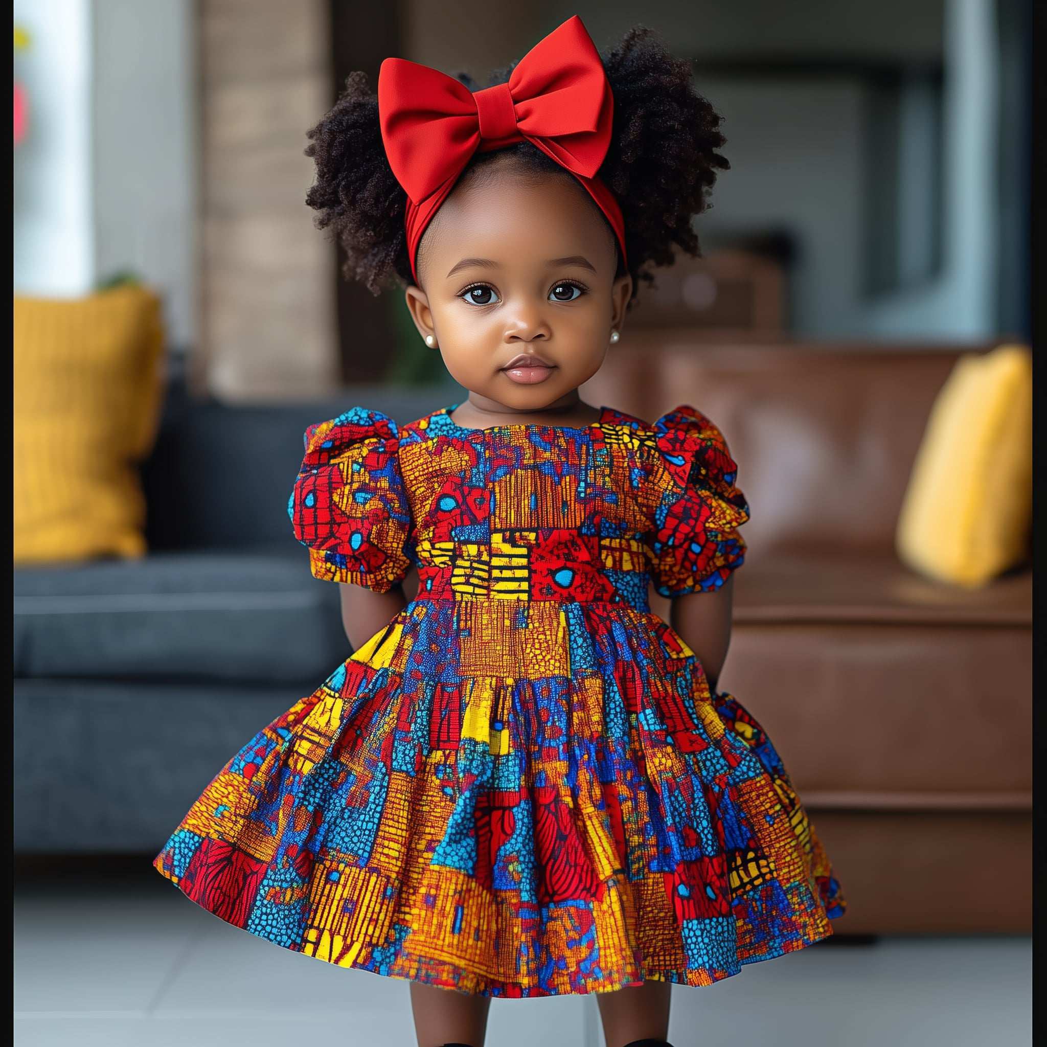 Image for junior ankara dress attire